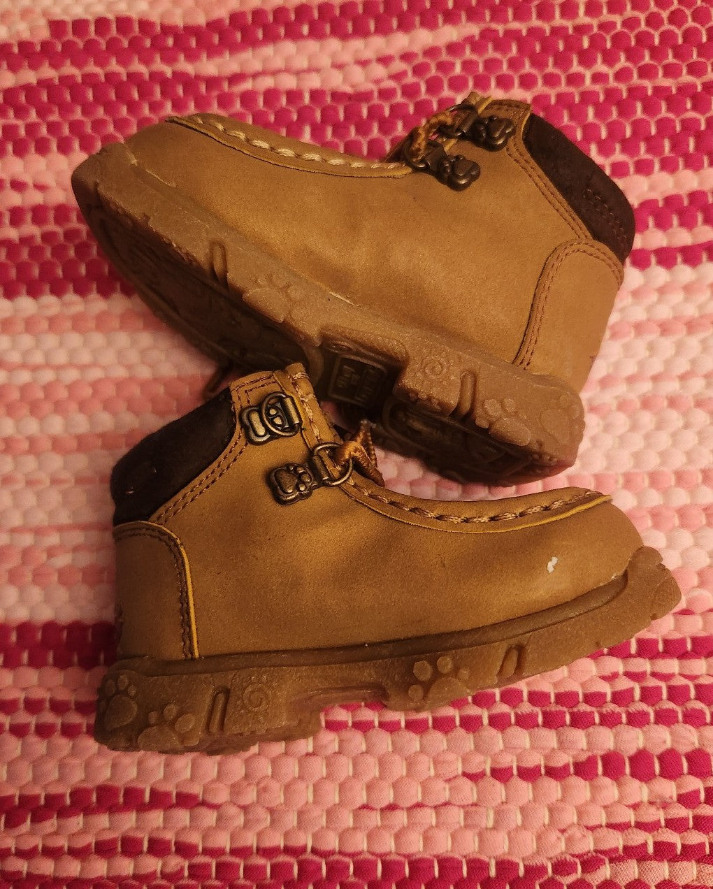 Disney Toddler Simba Lion King Lace Up Boots Size 5