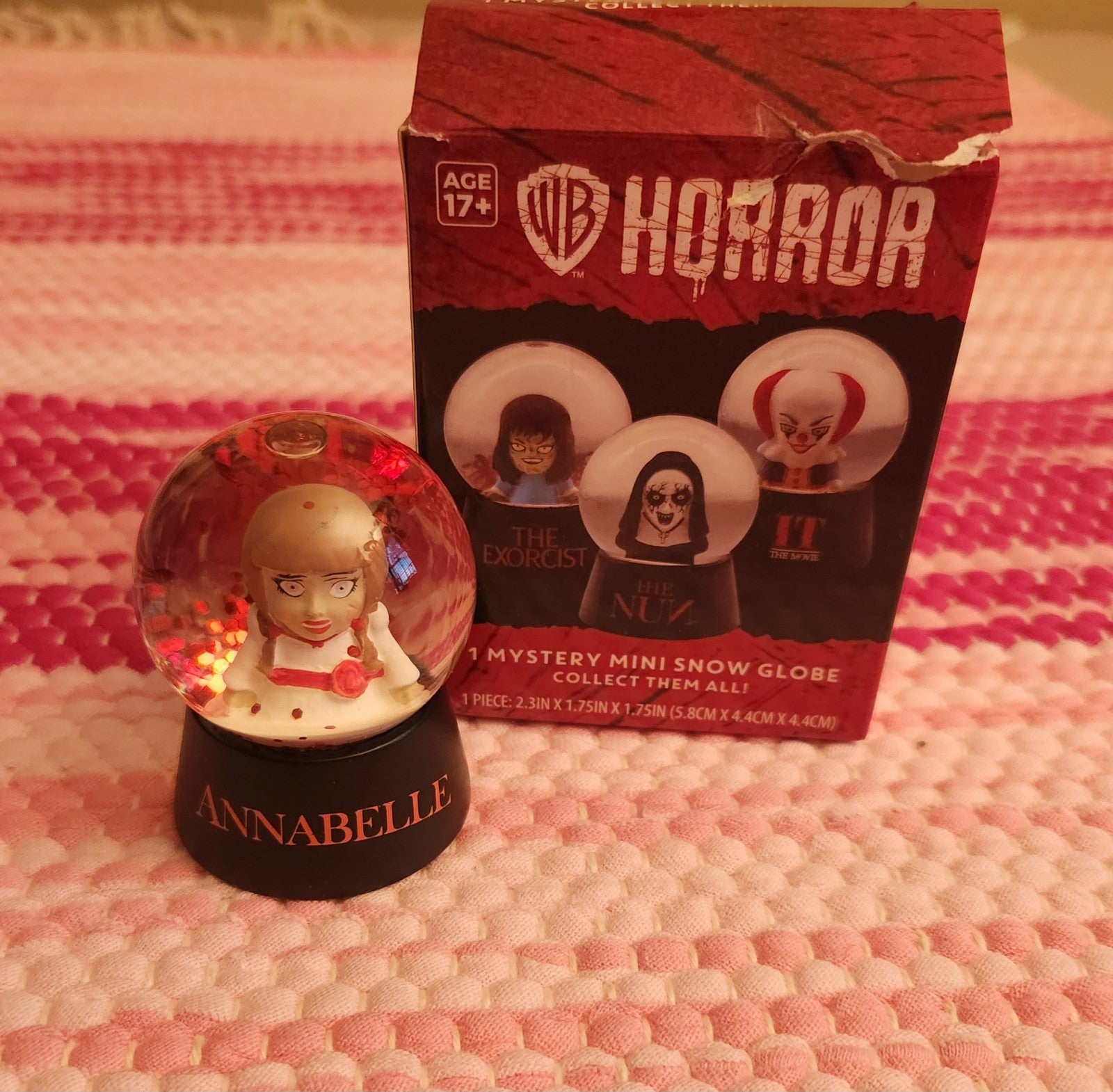 Annabelle 2024 Culturefly WB Mini Snow globe