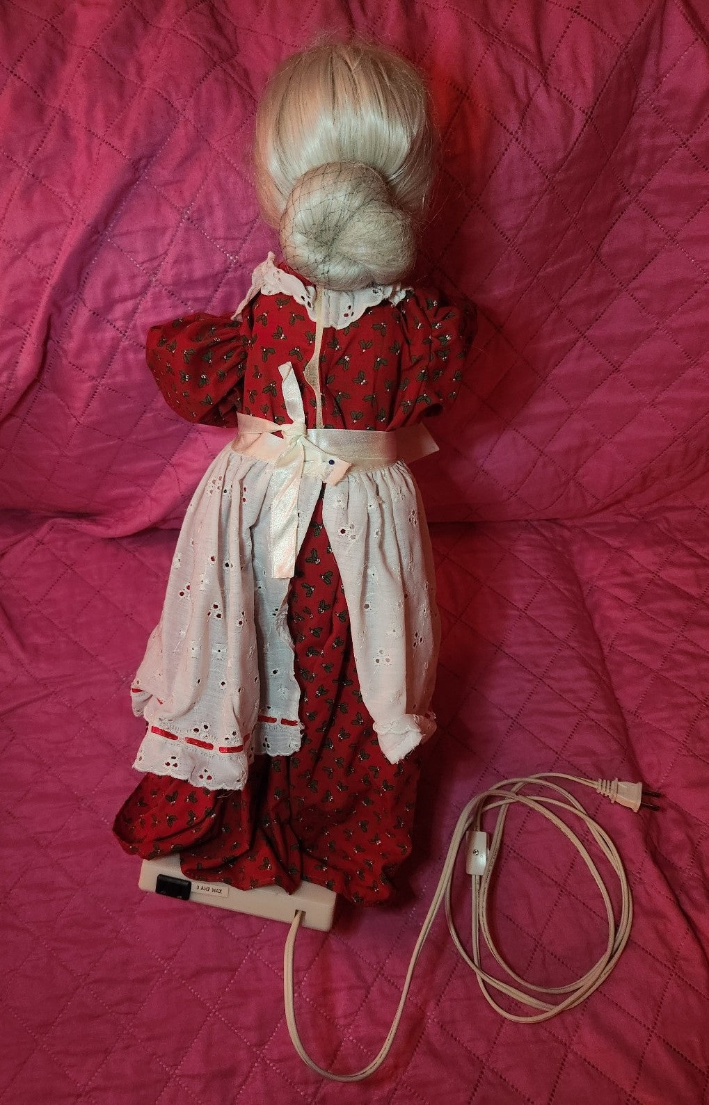 Mrs Santa Claus Vintage Animated Telco Motionette
