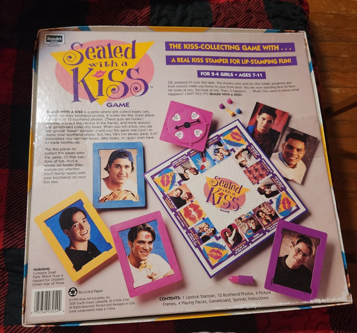 Sealed With A Kiss Board Game 1995