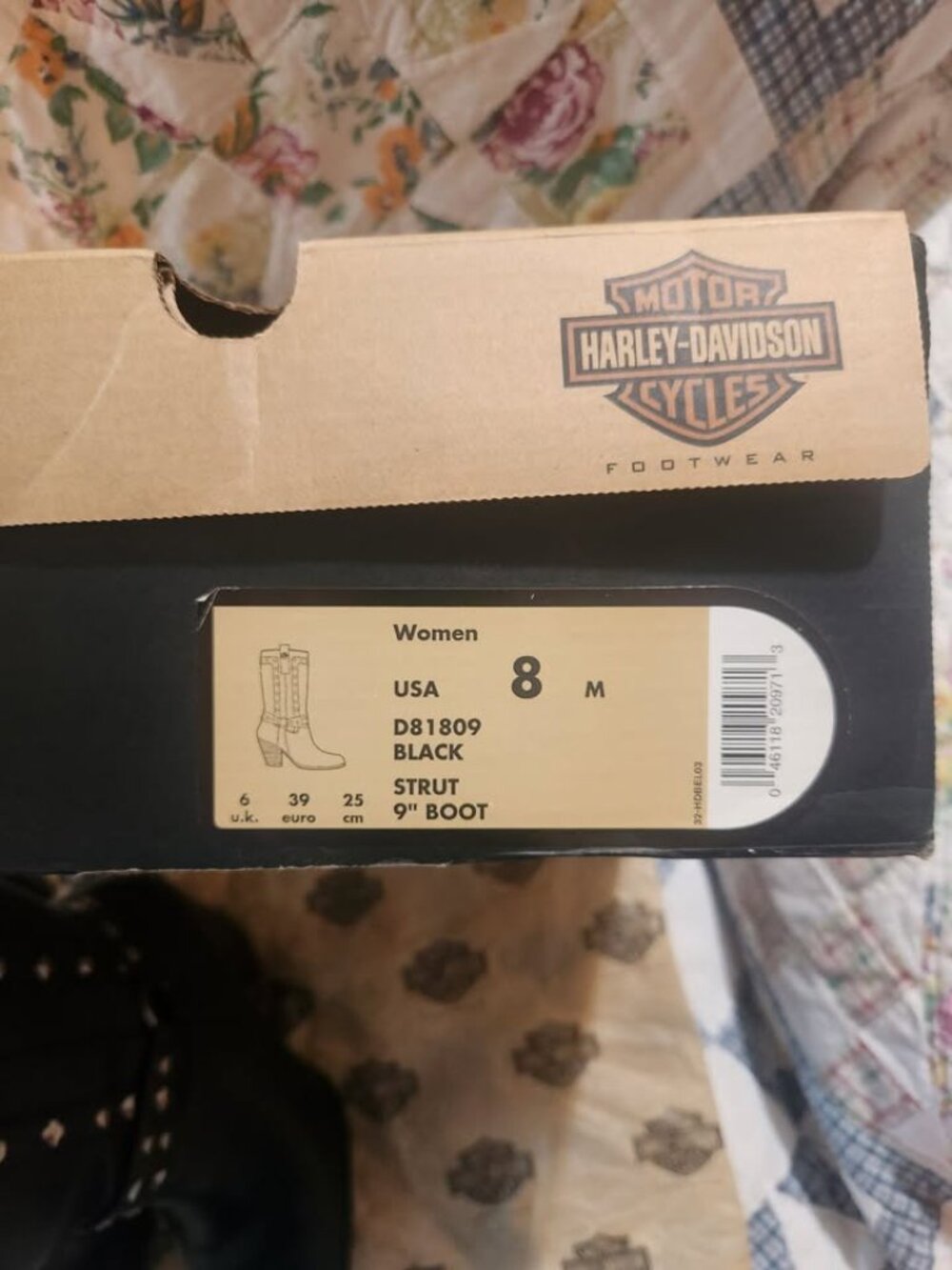 Harley Davidson Womens Strut Boots Size 8