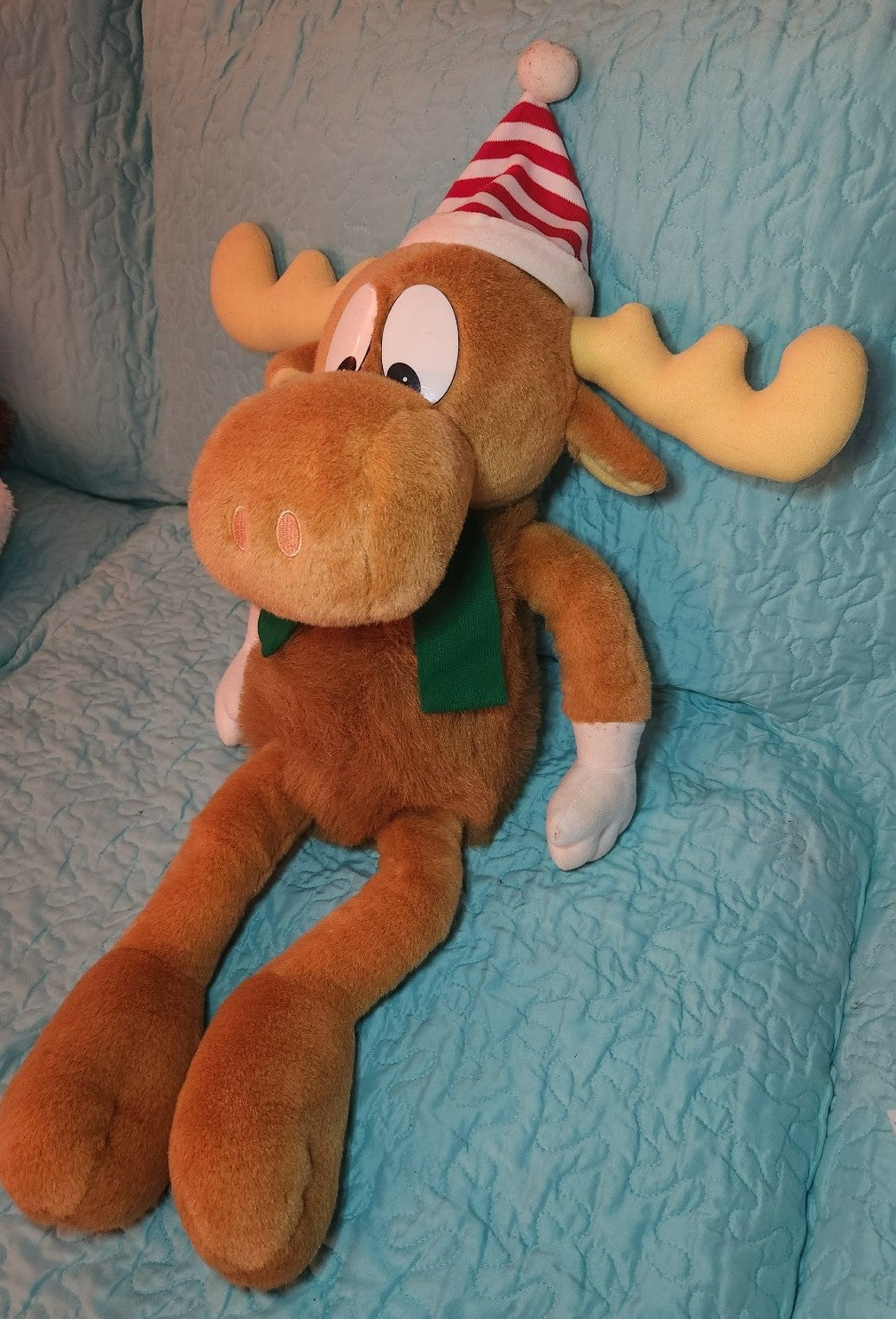 Vtg 1996 Christmas Bullwinkle Jumbo Plush