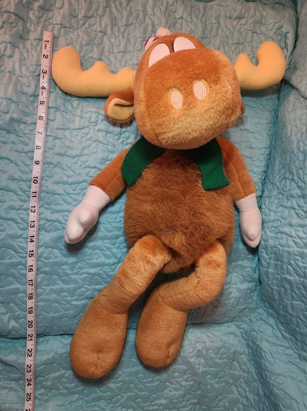 Vtg 1996 Christmas Bullwinkle Jumbo Plush
