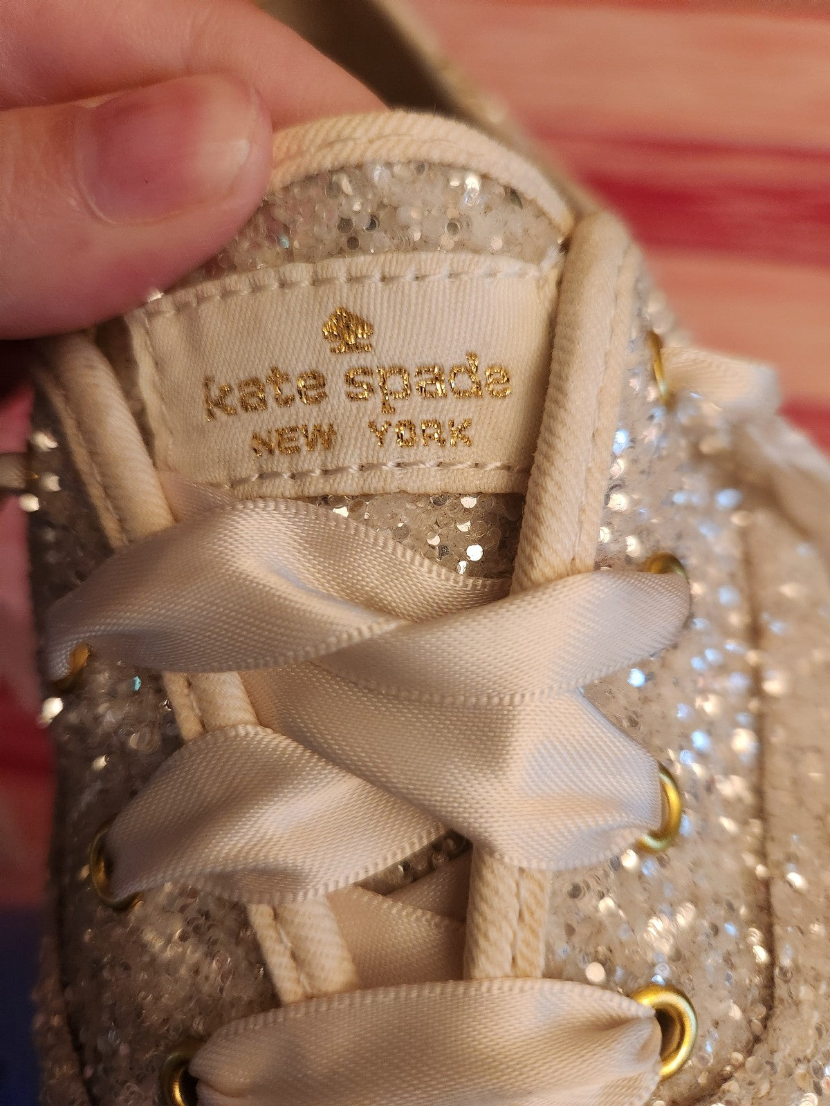 Keds For Kate Spade Champion Glitter Sneakers Size 11
