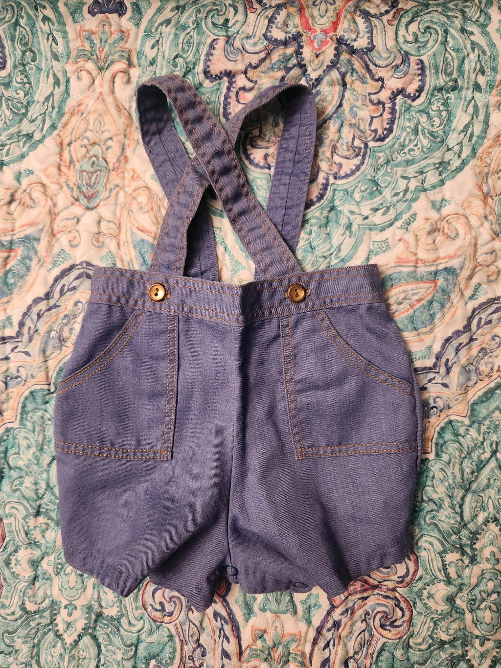 Toddle Tyke Vintage Overalls 0/6 Months