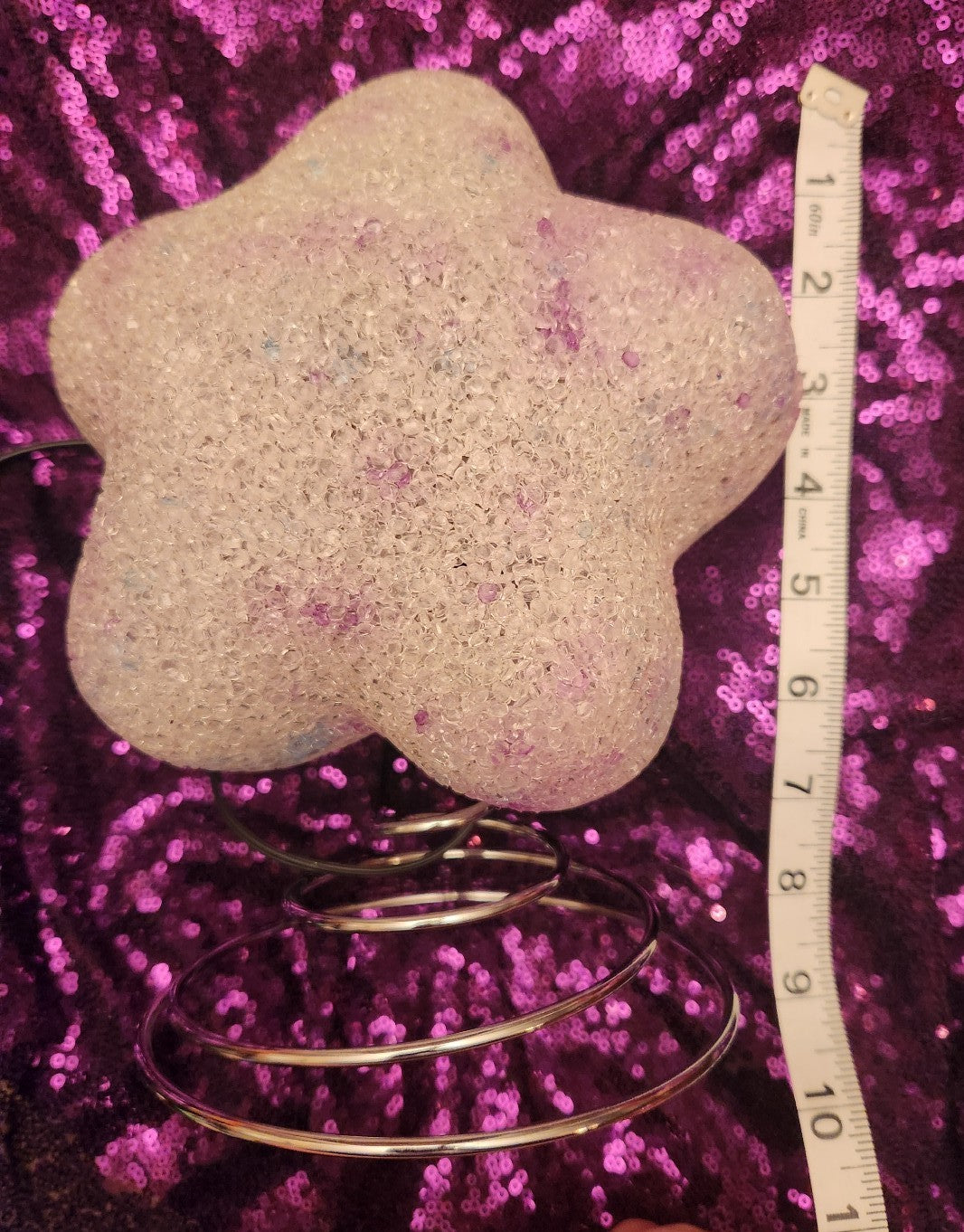 Y2K Beaded Star Lamp