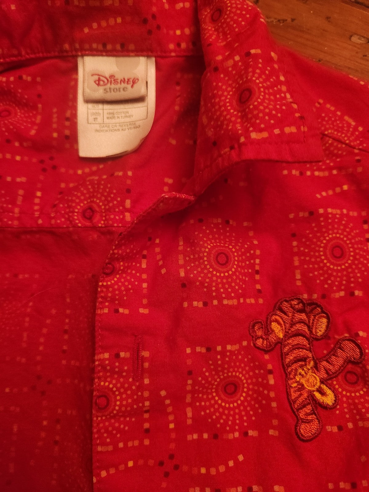 Vintage Disney Store Tigger Outfit Boys Size 2T