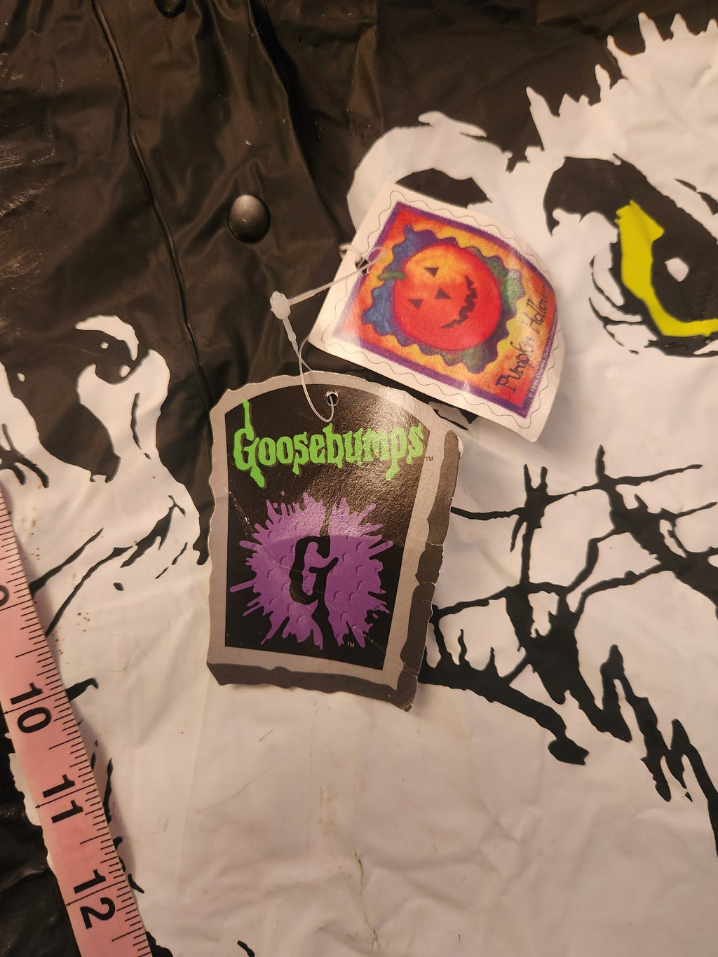 Goosebumps 1995 Beware You're In For A Scare Kids Poncho NWT Rare