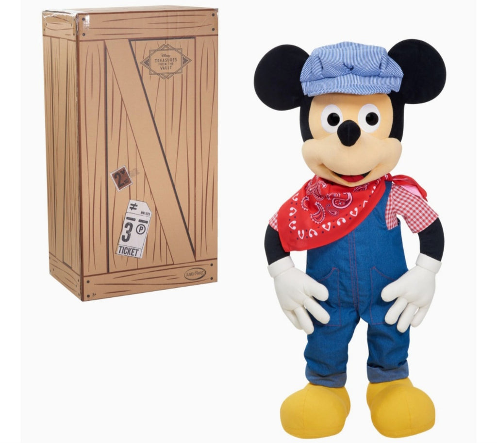 Disney Treasures From The Vault Limited Edition Engineer Mickey Mouse Plush NWT