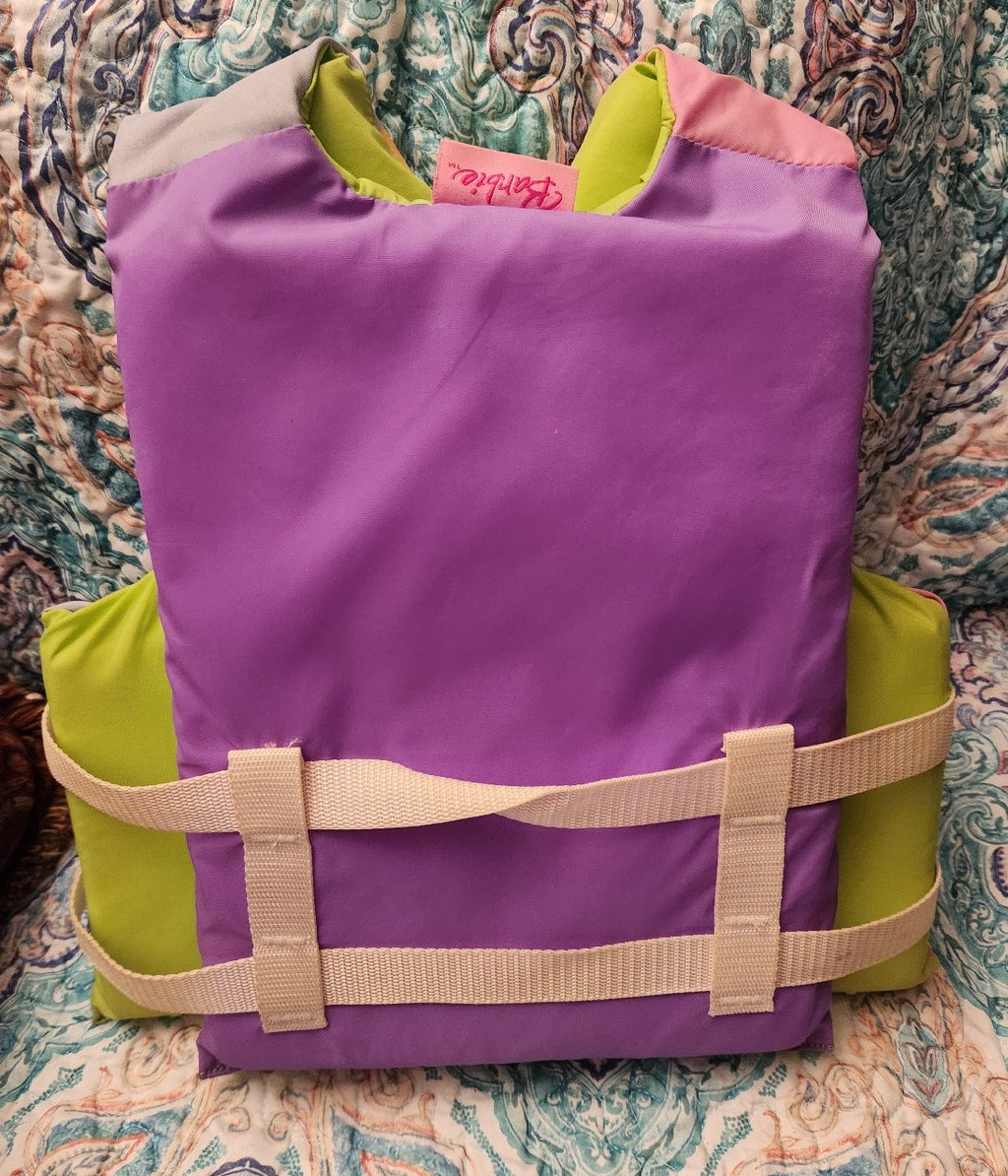 2006 Barbie Life Jacket Youth Girls 50-90 Lbs