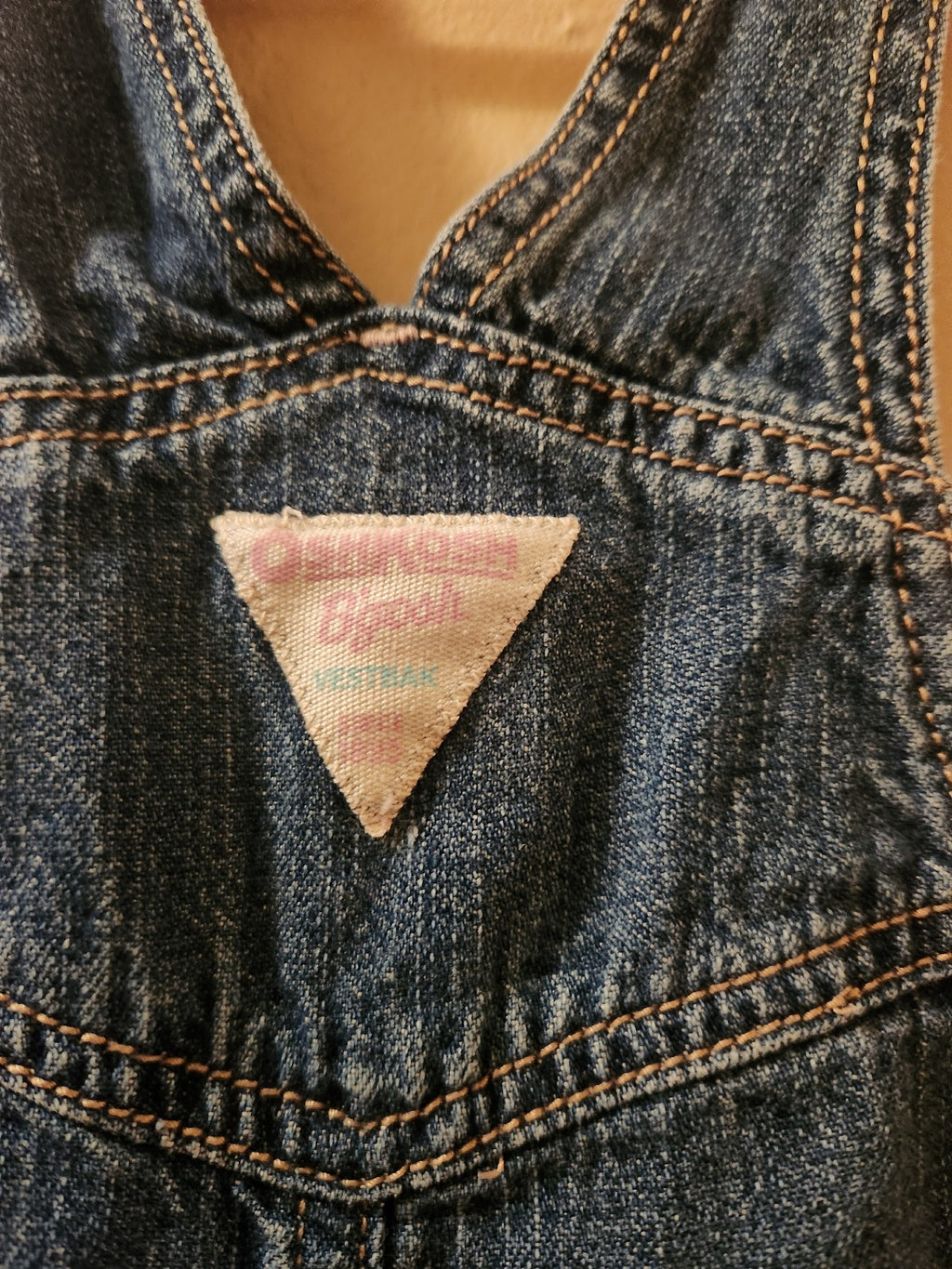Oshkosh Bgosh Embroidered Peguins Girls Overalls 12 M