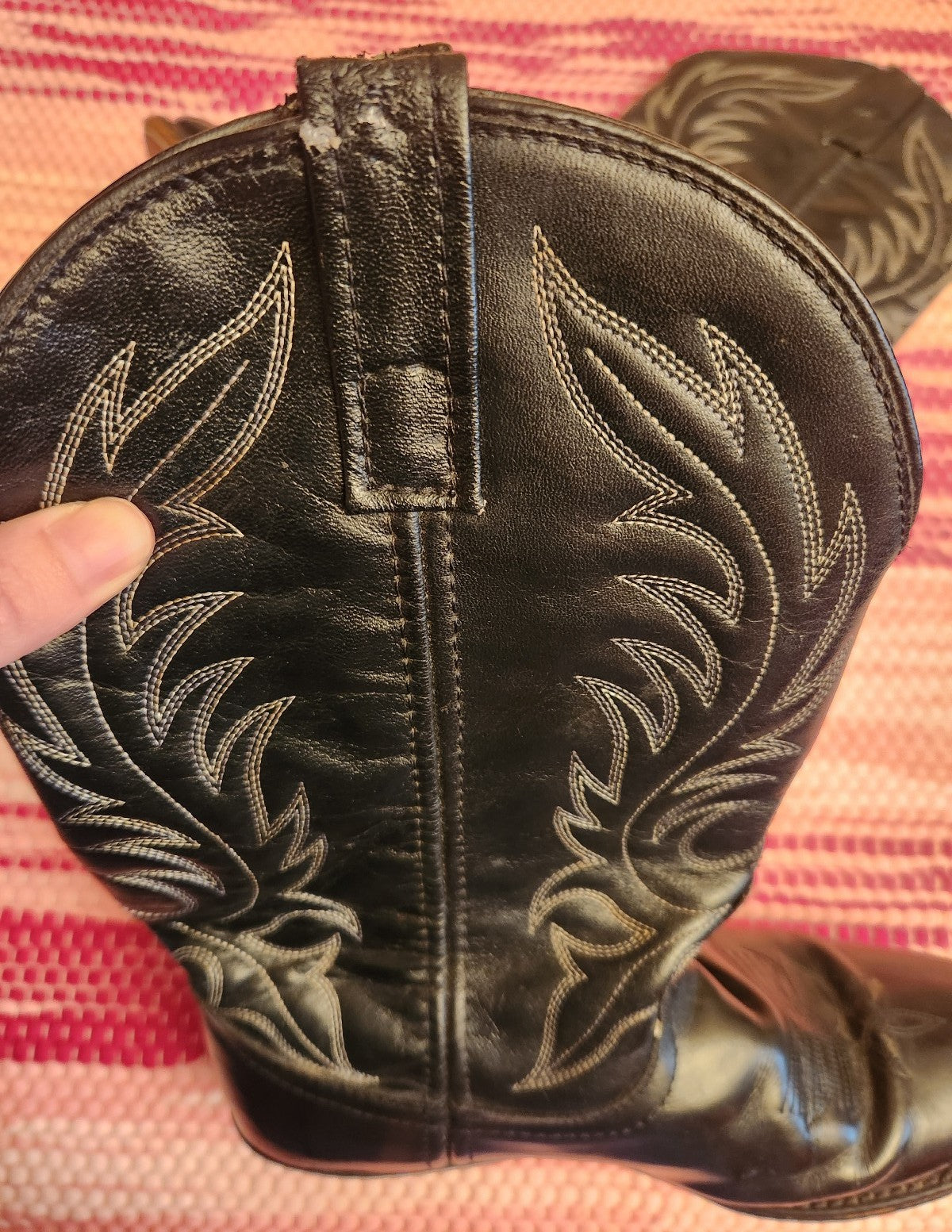 Laredo Black Cowboy Boots Womens Size 8