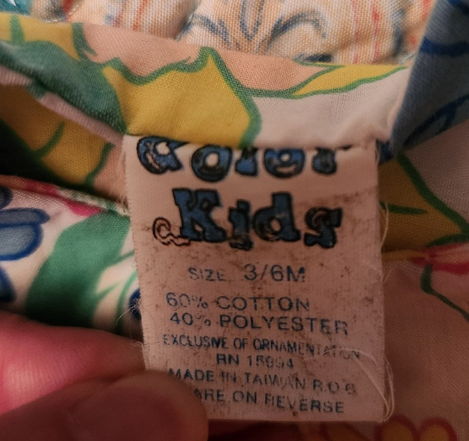 Coles Kids Vintage Floral Sleeveless Tank 3/6 Months