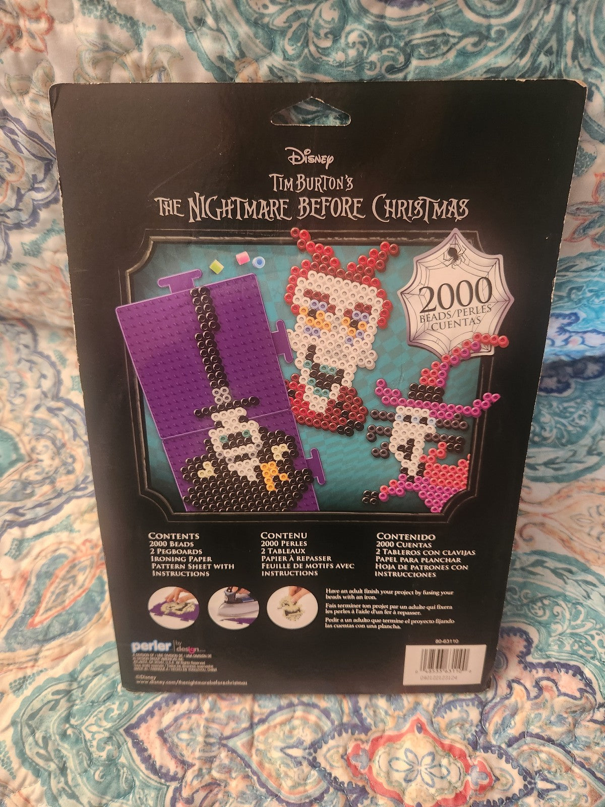 The Nightmare Before Christmas Perler Fused Bead Set NWT