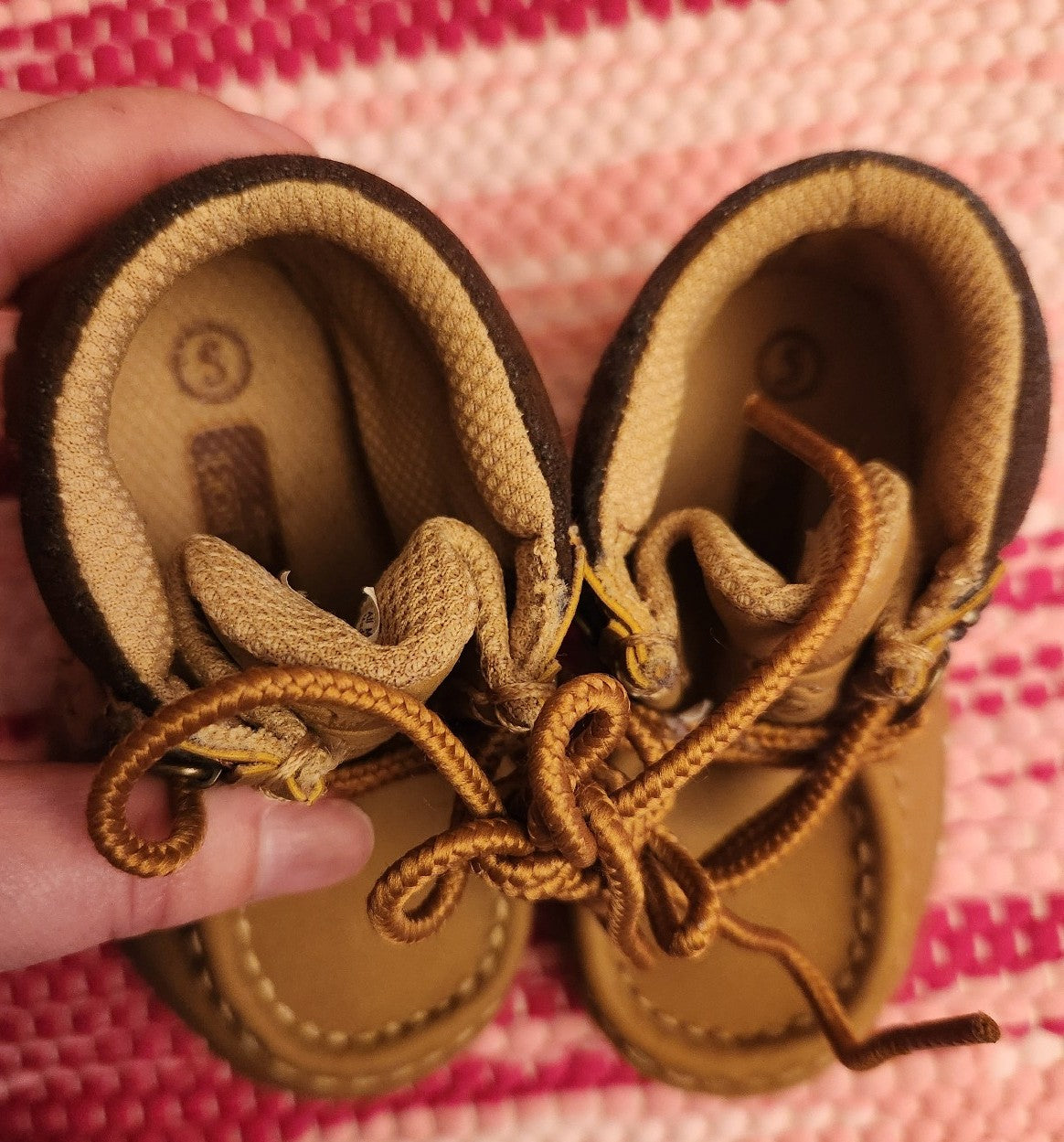 Disney Toddler Simba Lion King Lace Up Boots Size 5