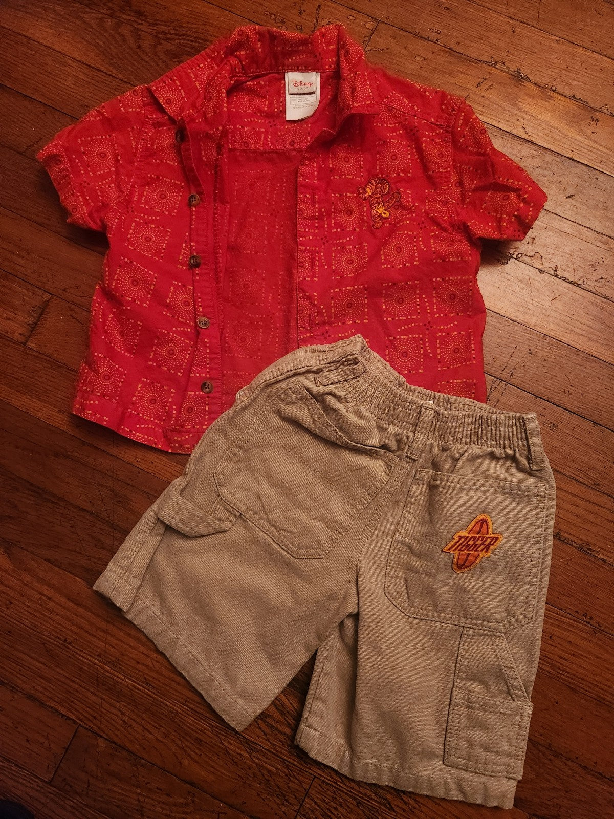 Vintage Disney Store Tigger Outfit Boys Size 2T