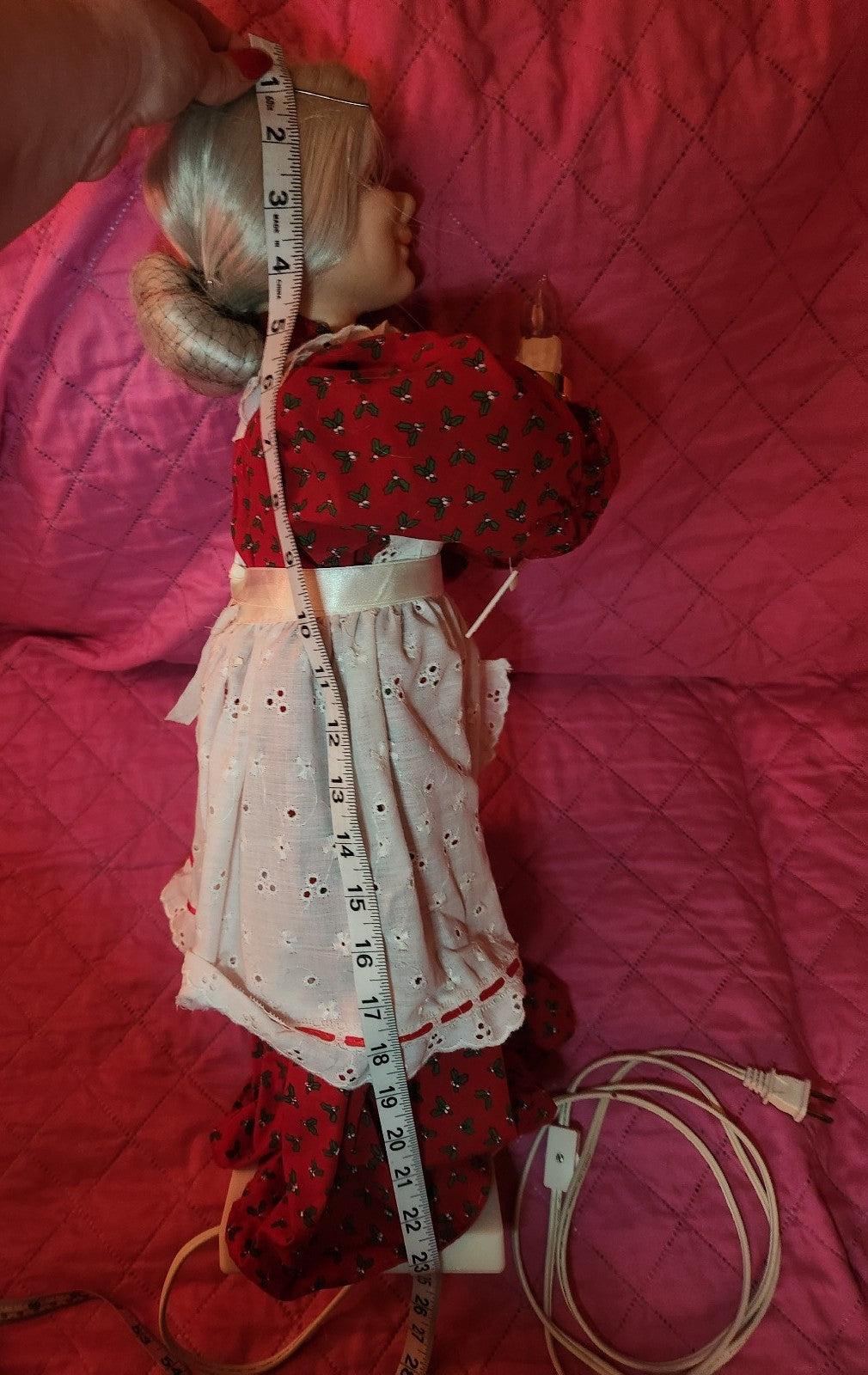 Mrs Santa Claus Vintage Animated Telco Motionette