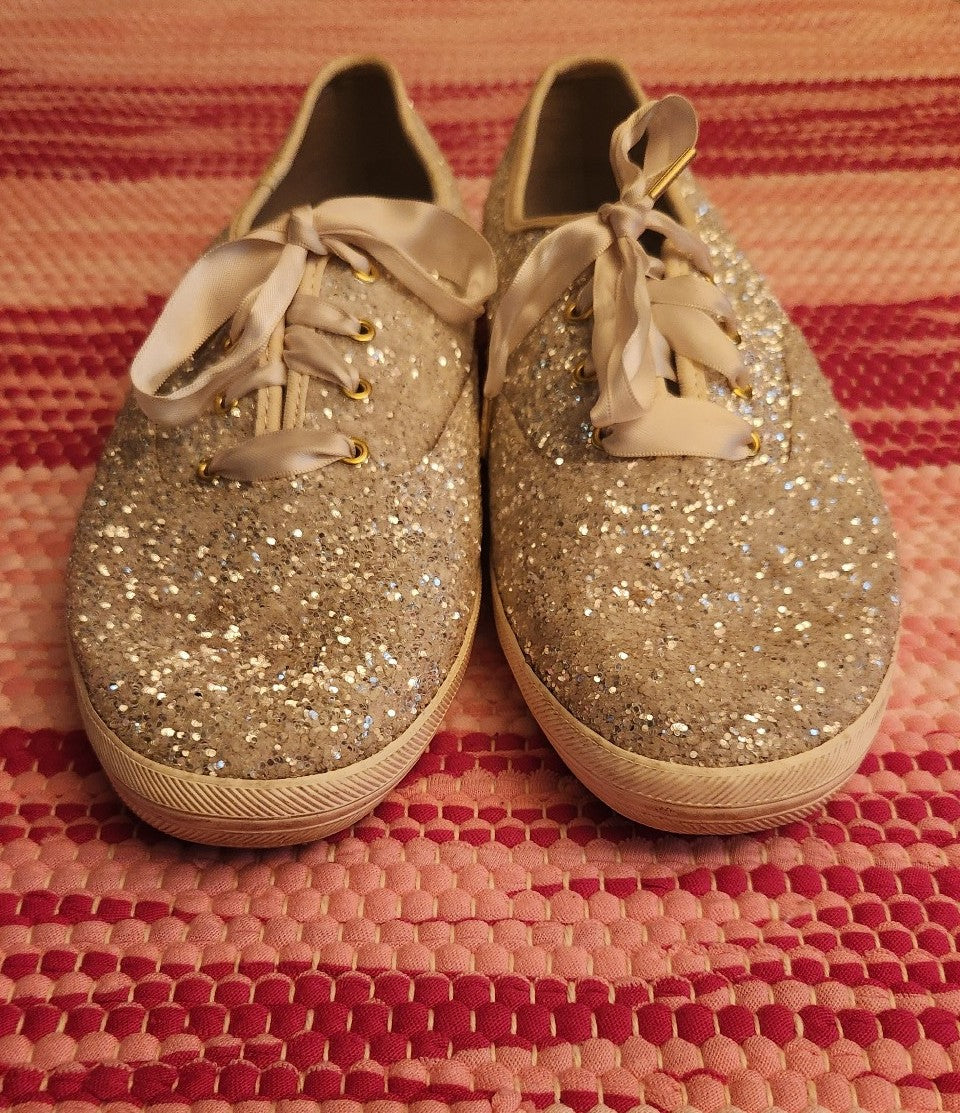 Keds For Kate Spade Champion Glitter Sneakers Size 11