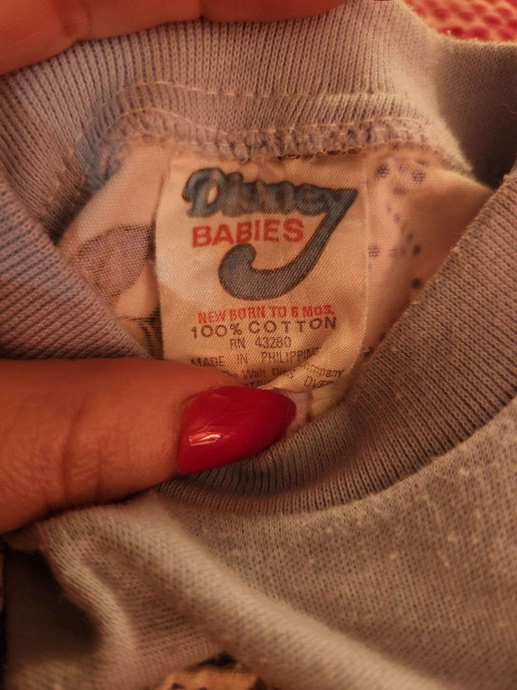 Vintage Disney Mickey Mouse Baby Romper 0/6 Months