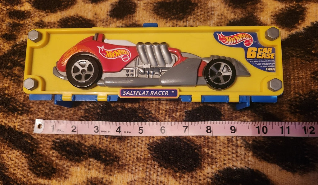 Hot Wheels 1998 Saltflat Racer Cars Carrying Case