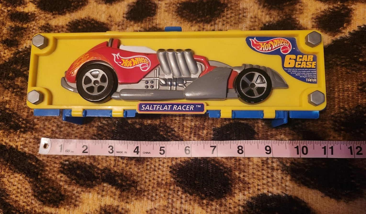 Hot Wheels 1998 Saltflat Racer Cars Carrying Case