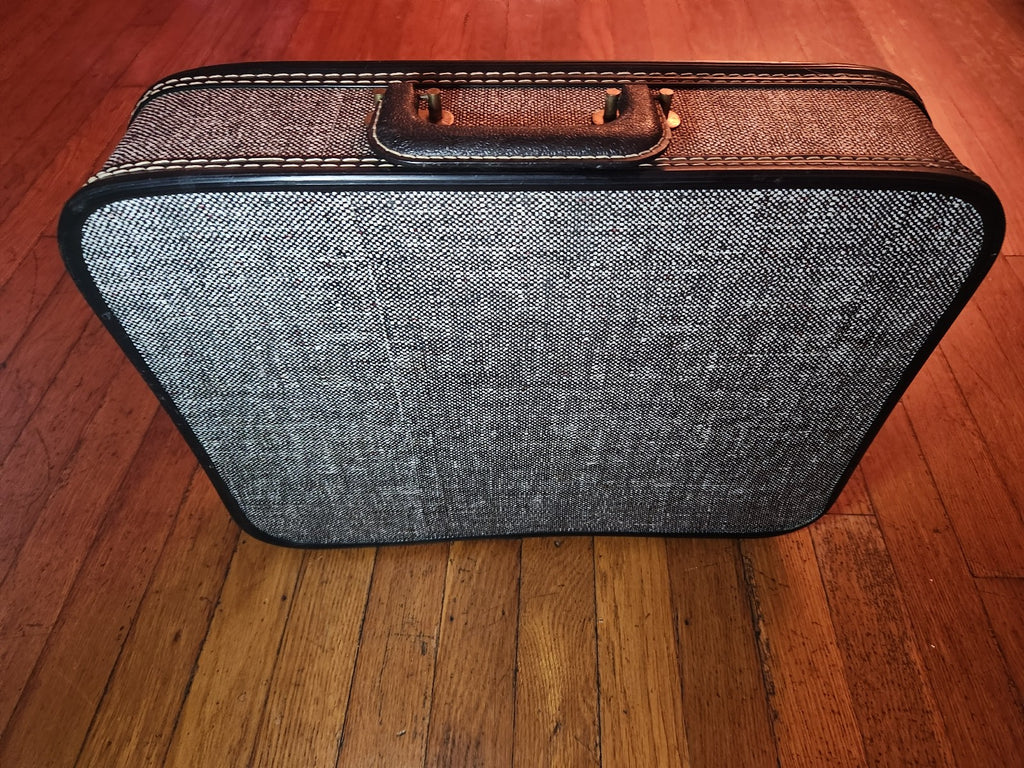 Vintage Tweed Look 50s/60s Suitcase
