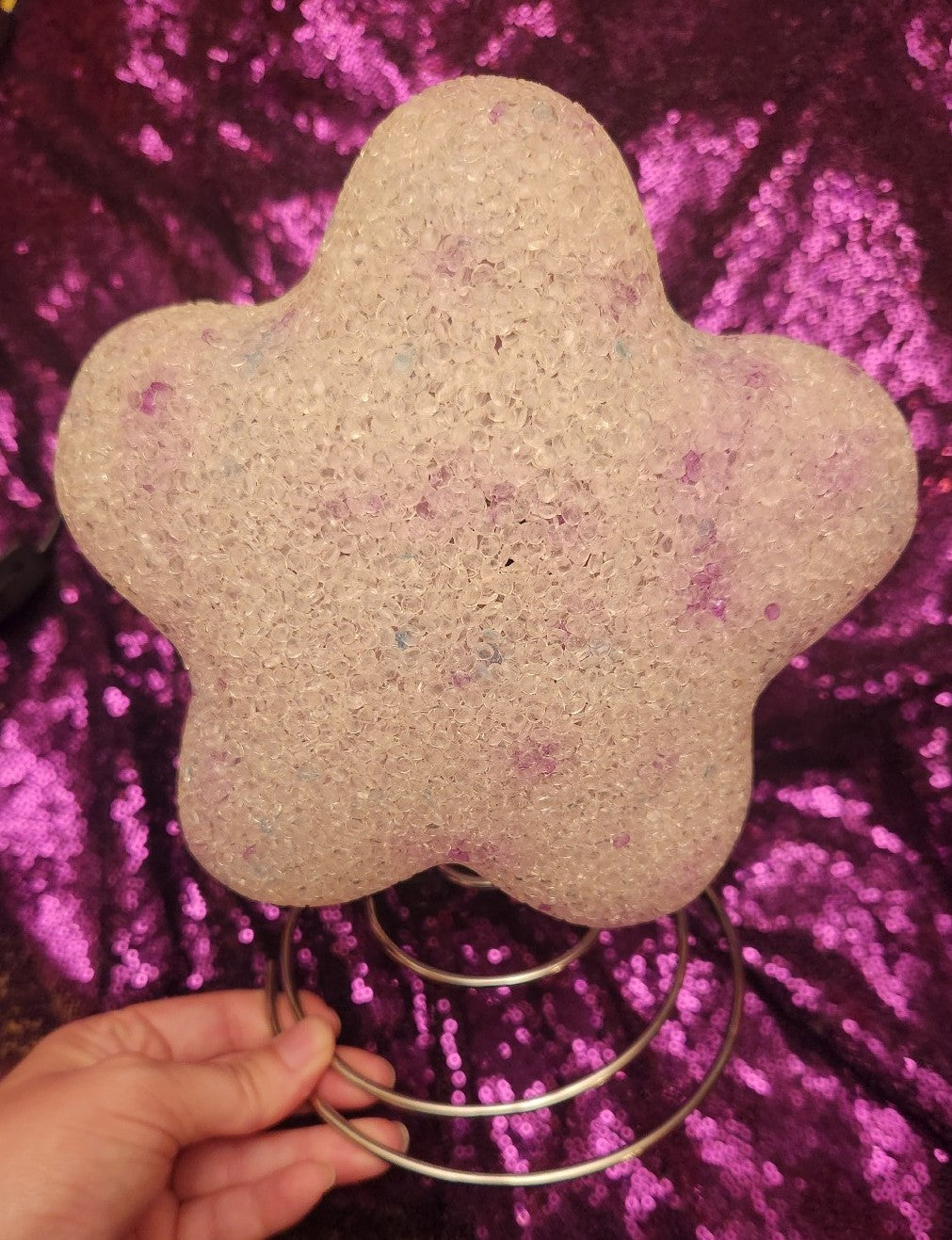 Y2K Beaded Star Lamp